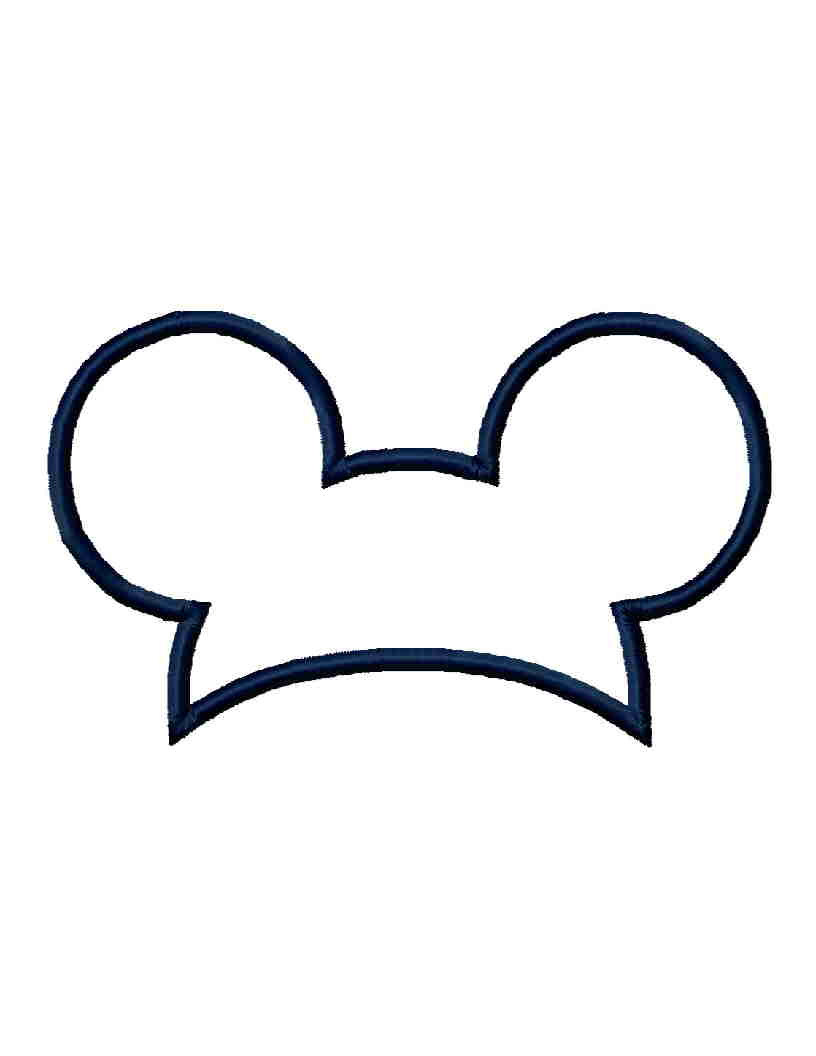 Mickey Mouse Outline - ClipArt Best