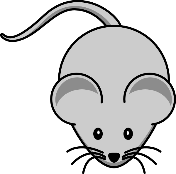 Simple Cartoon Mouse Clip Art - vector clip art ...