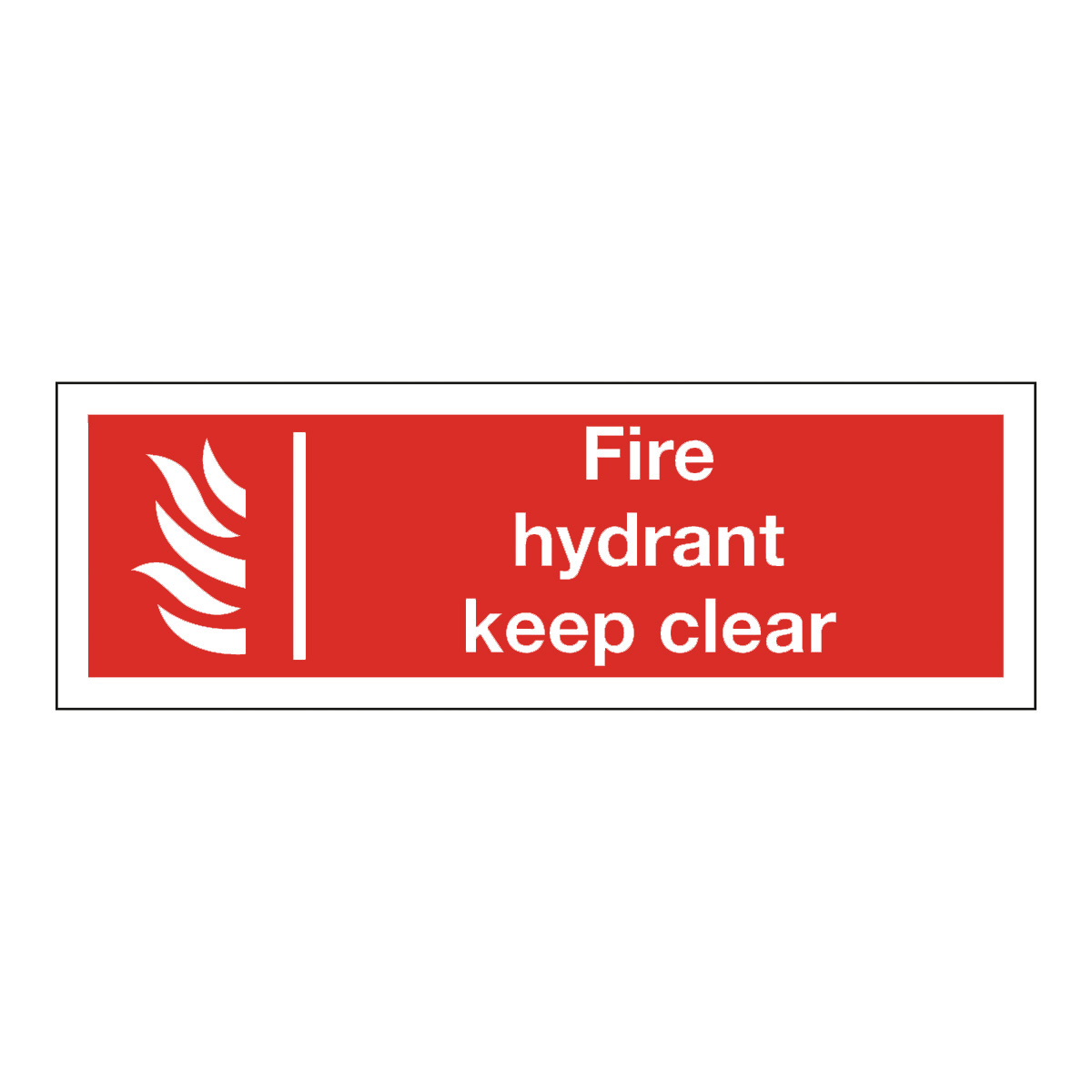 Fire Hydrant Keep Clear Safety Signs - Fire Equipment Sign from ...