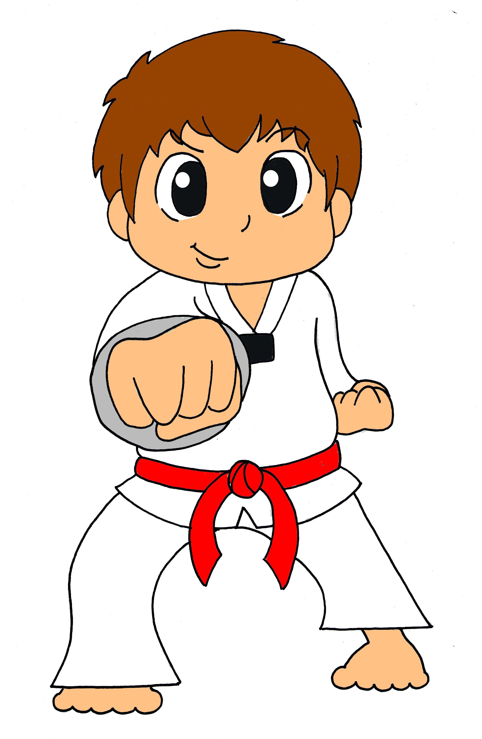 cartoon karate clip art free - photo #16