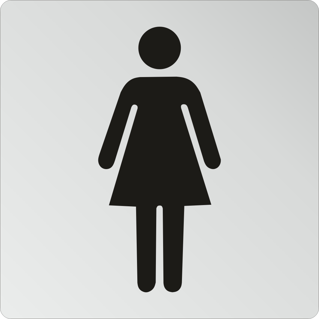 Dames Toilet Pictogram - Spandoekman