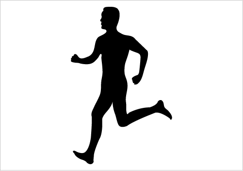 Silhouette Running Man - ClipArt Best