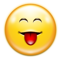 Emotes face raspberry Icon | Oxygen Iconset | Oxygen Team