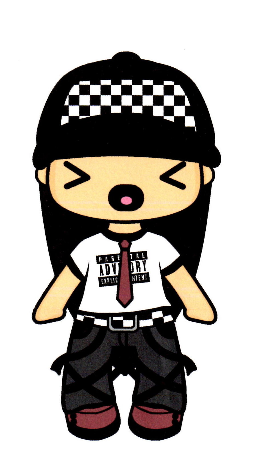 Cute Emo Girl With Tattoos - ClipArt Best