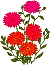 Free Flowers - Butterflies - Animated Gifs - Clipart