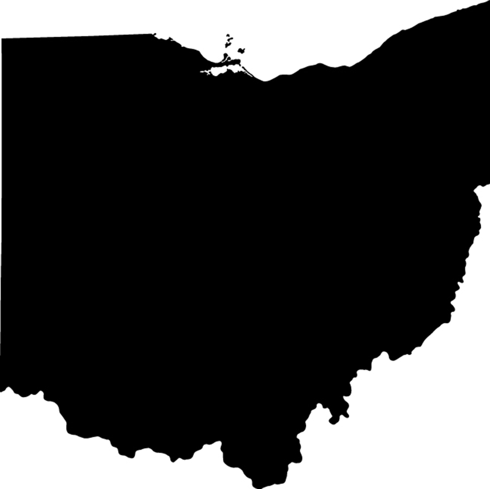 Ohio Outline Map