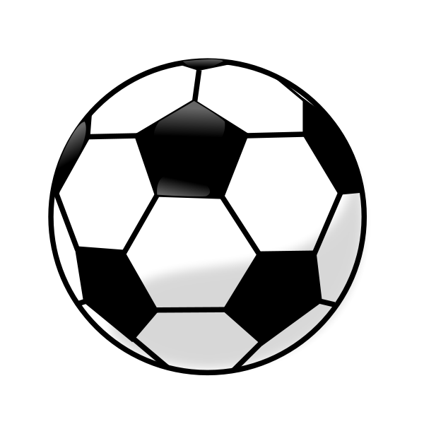 Soccer Ball Clip Art Black And White - Free ...