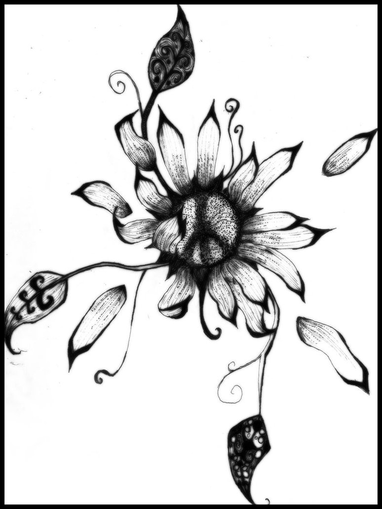 Peace Sunflower By Kooohla On Deviantart Free Download