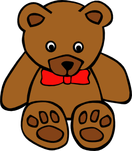 Simple Teddy Bear Clip Art - vector clip art online ...