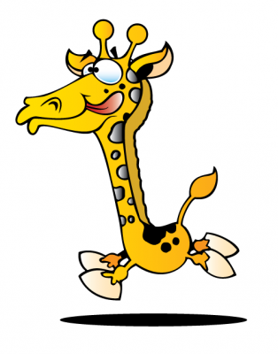 Cartoon Giraffe : Custom Wall Decals, Wall Decal Art, and Wall ...