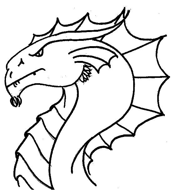 chinese dragon head dragon page. coloring pages draw a simple ...