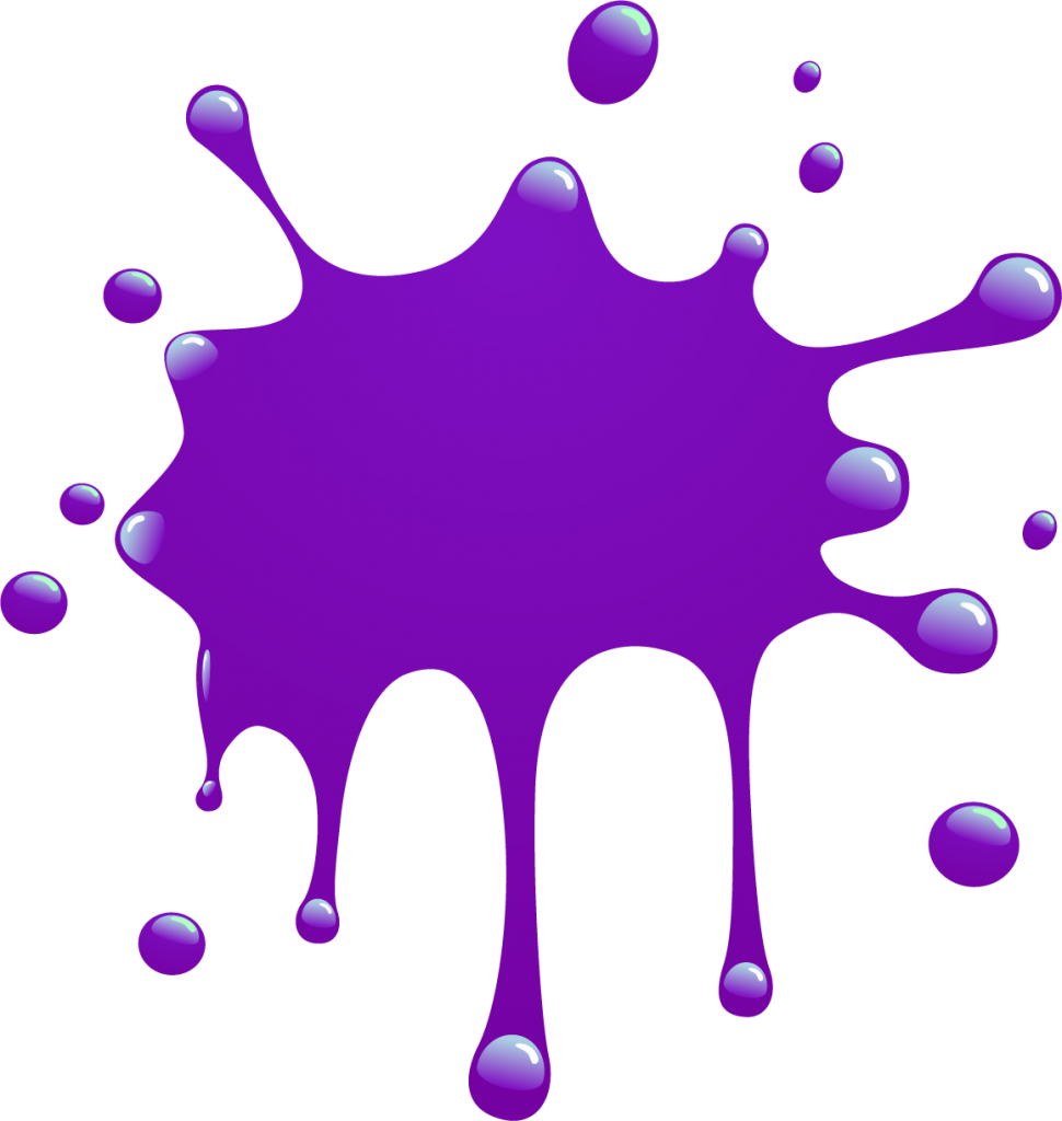 Purple paint splatter clip art