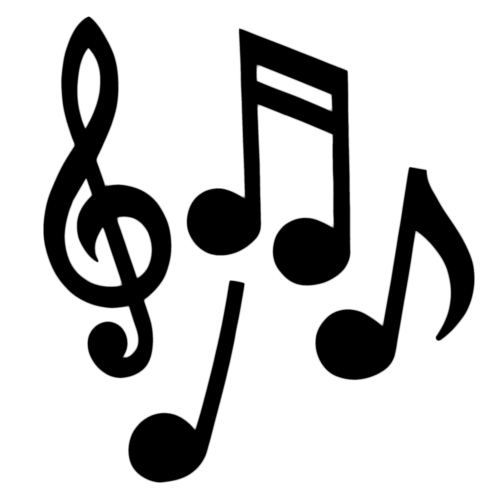 Music silhouette clip art