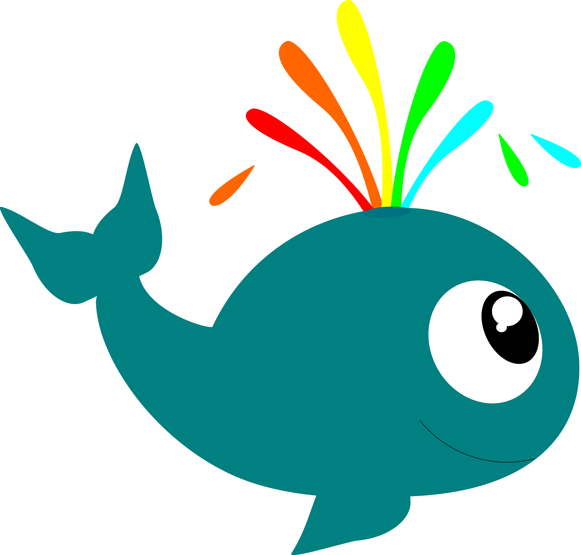 Clipart - Whale