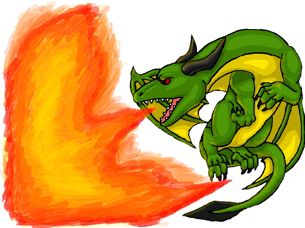 fire dragon clipart - photo #21