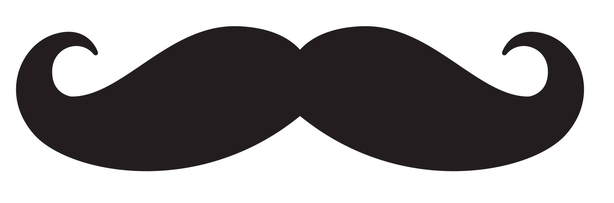 Mustache Printables Clipart