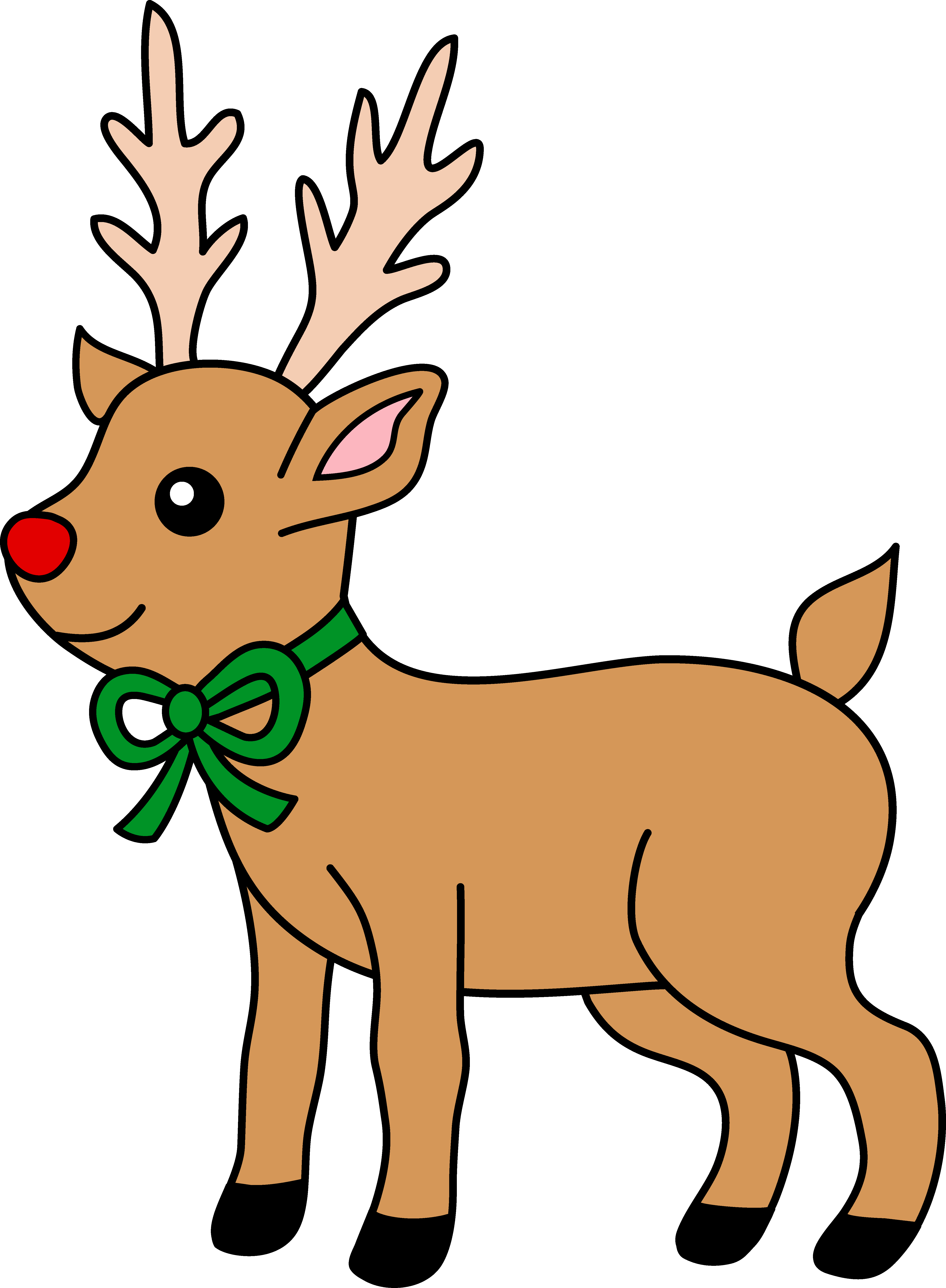 Rudolph The Red Nosed Reindeer Clipart | Free Download Clip Art ...