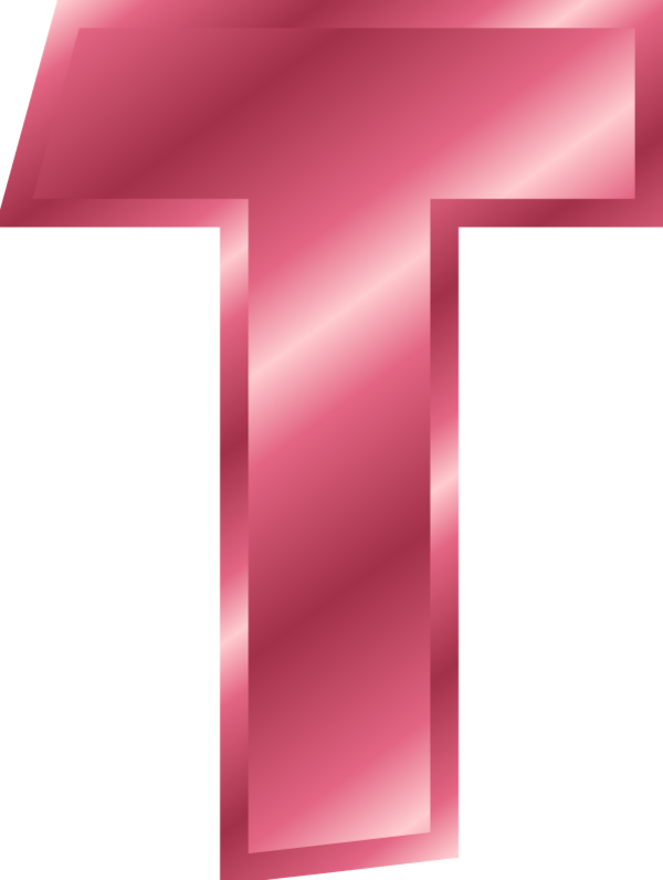 Alphabet Letter T - vector Clip Art