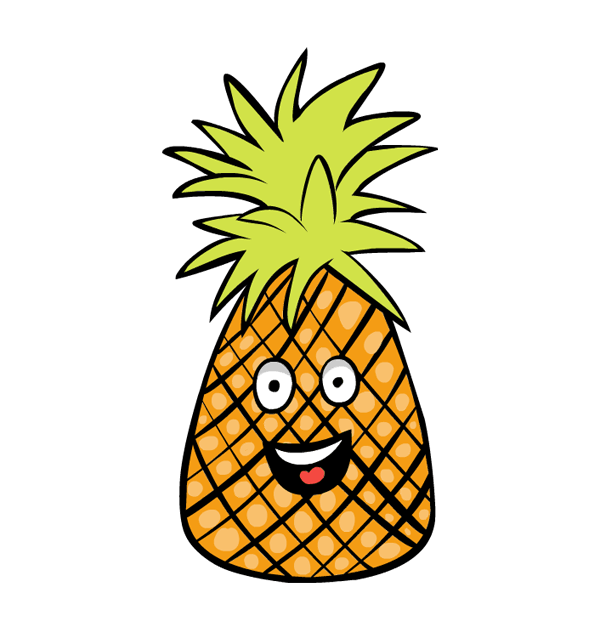 Cartoon Pineapple clipart - Pineapple Fruit clip art ...