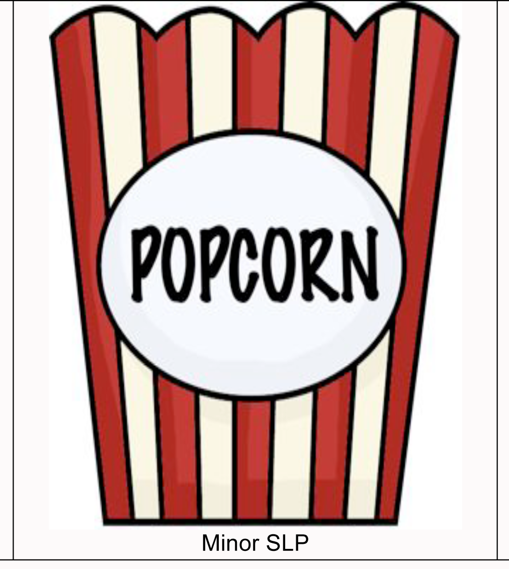 Popcorn bag clipart