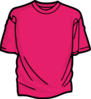 Pink T-shirt Clip Art - vector clip art online ...