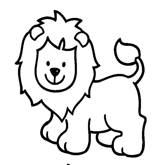 Animal Drawings For Kids To Color - ClipArt Best