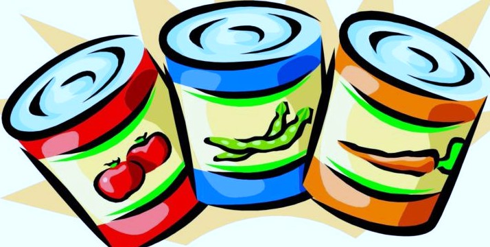 Canned Food Clipart Black And White - Free Clipart ...