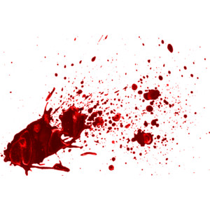 Blood Splatter Transparent - Polyvore