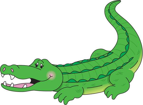 free cartoon gator clip art - photo #14