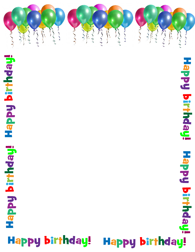 Birthday Borders Hd ClipArt Best