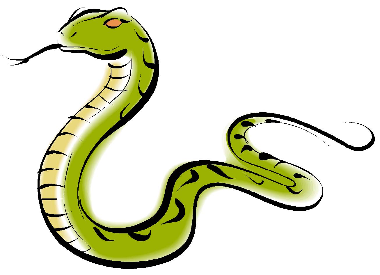 Cute Snake Clipart Black And White - Free Clipart ...