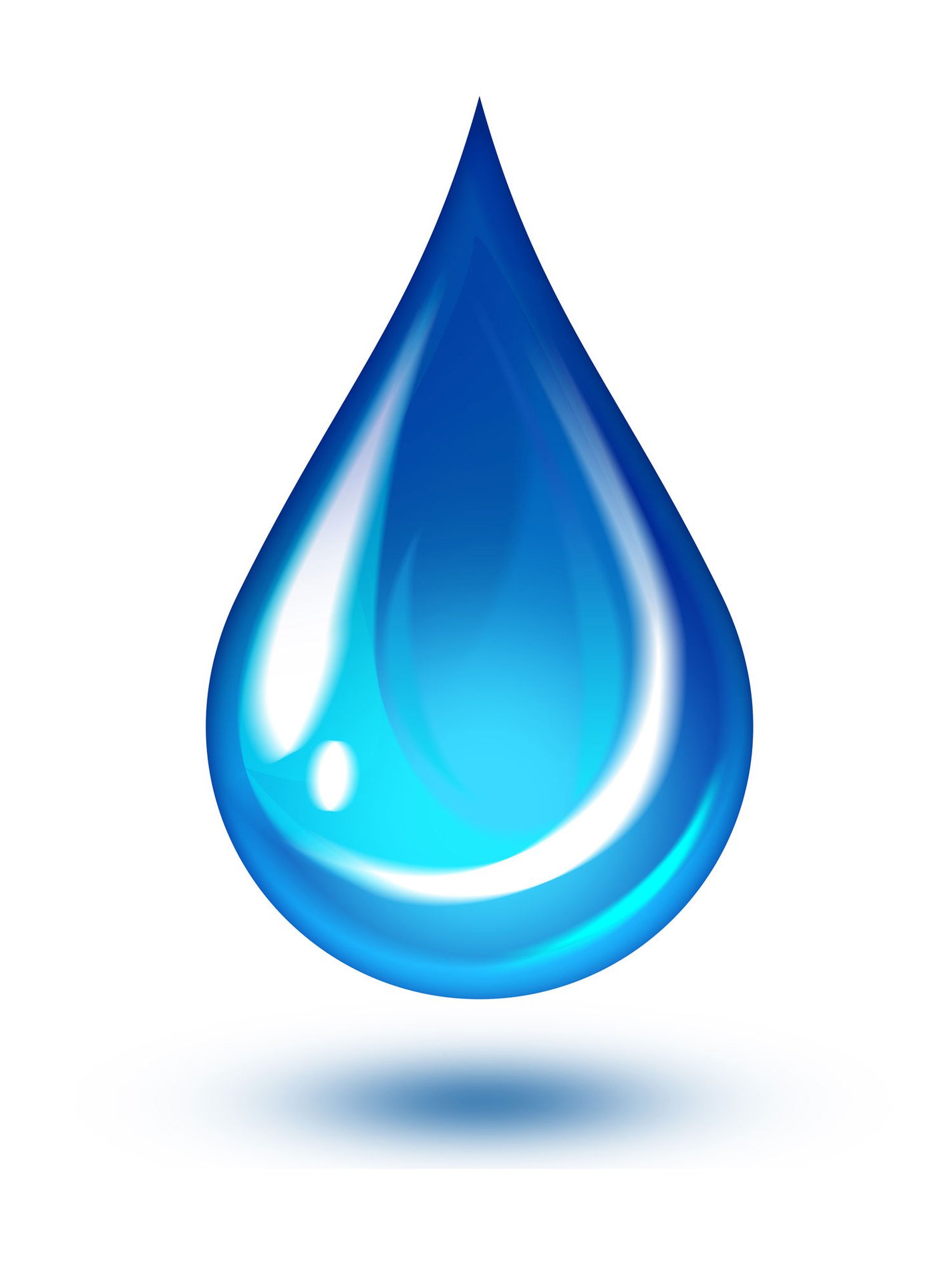 Water drop symbol clipart