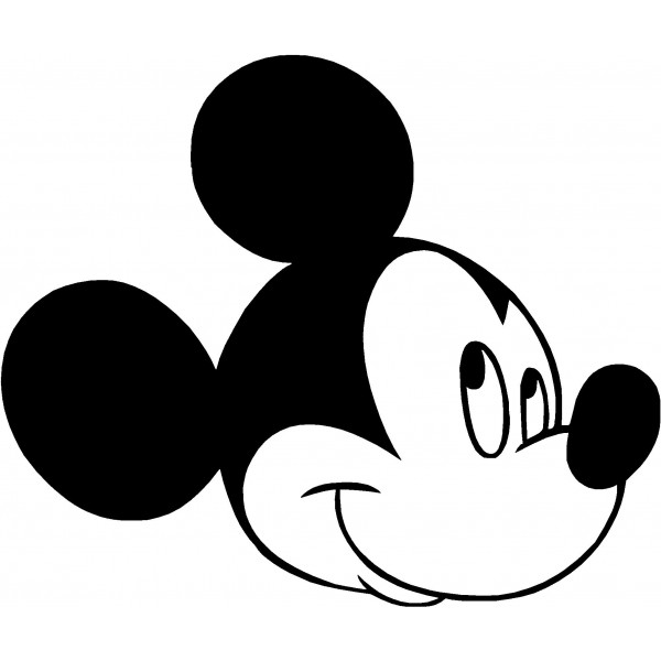 Free Mickey Mouse Clipart Black and White Image - 8279, Mickey ...
