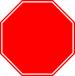 Stop Sign Shape Clipart
