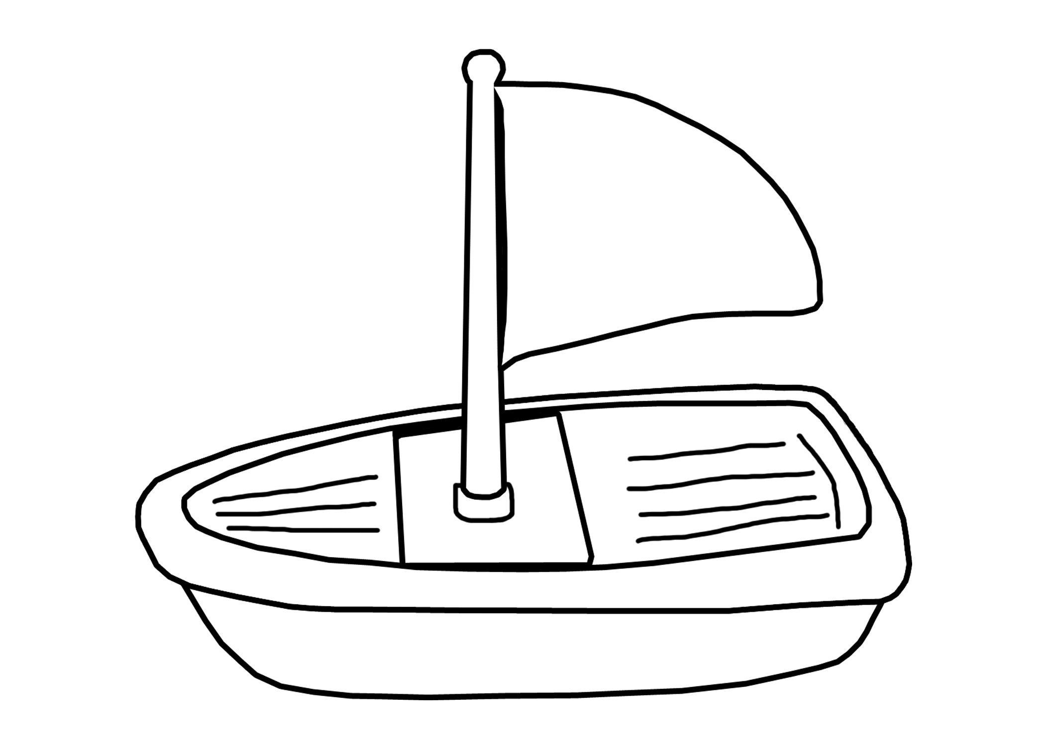 Coloring: Boat Coloring