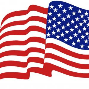 Excellent American Flag Waving Design | ClipArTidy