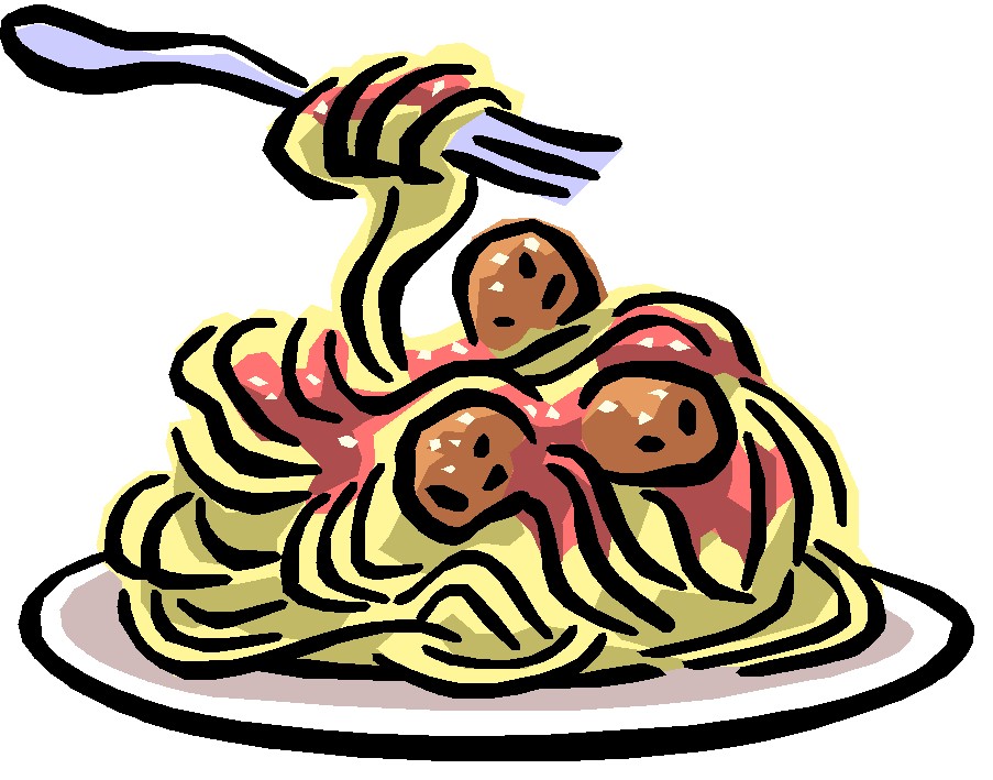 spaghetti and meatballs clipart - photo #1