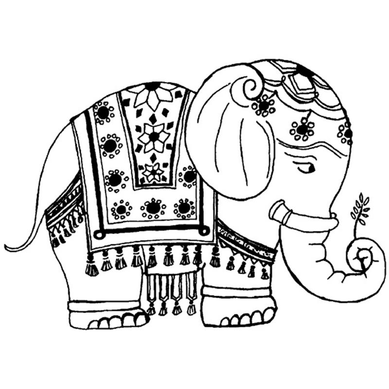Indian Elephant Sketch - ClipArt Best
