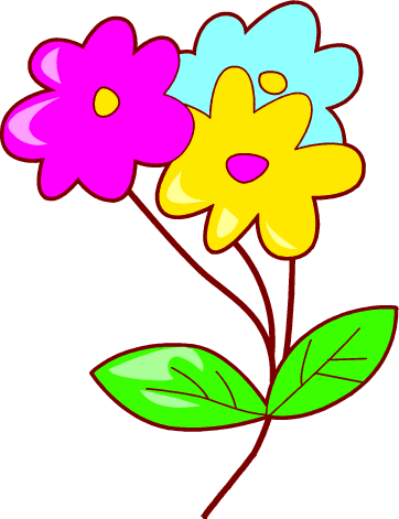 Mothers day flowers clipart