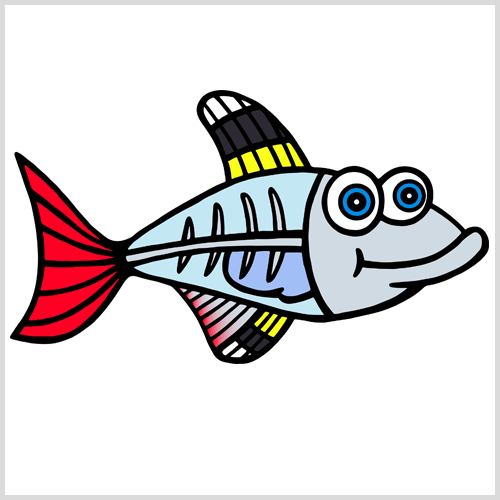 X ray fish clipart