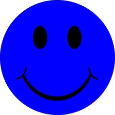 Smiley faces, Code for and Blue
