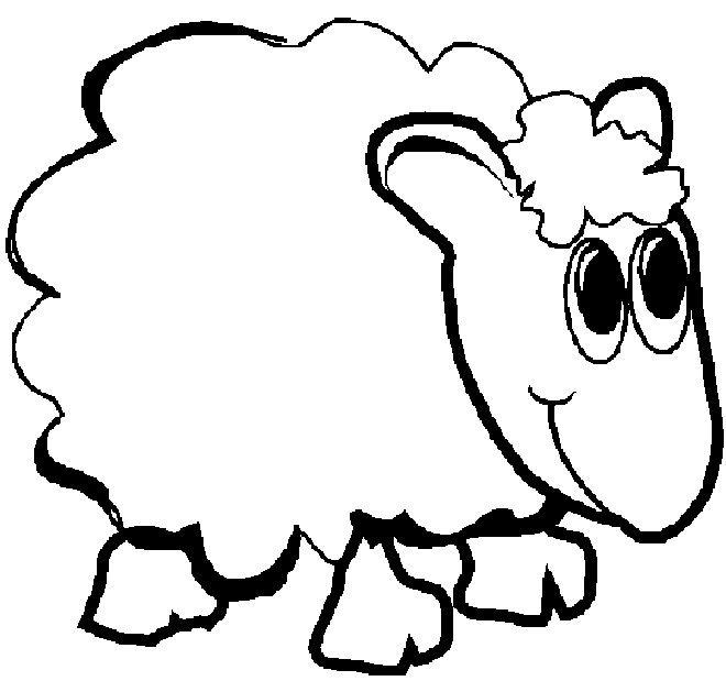 Sheep Templates Printable - ClipArt Best