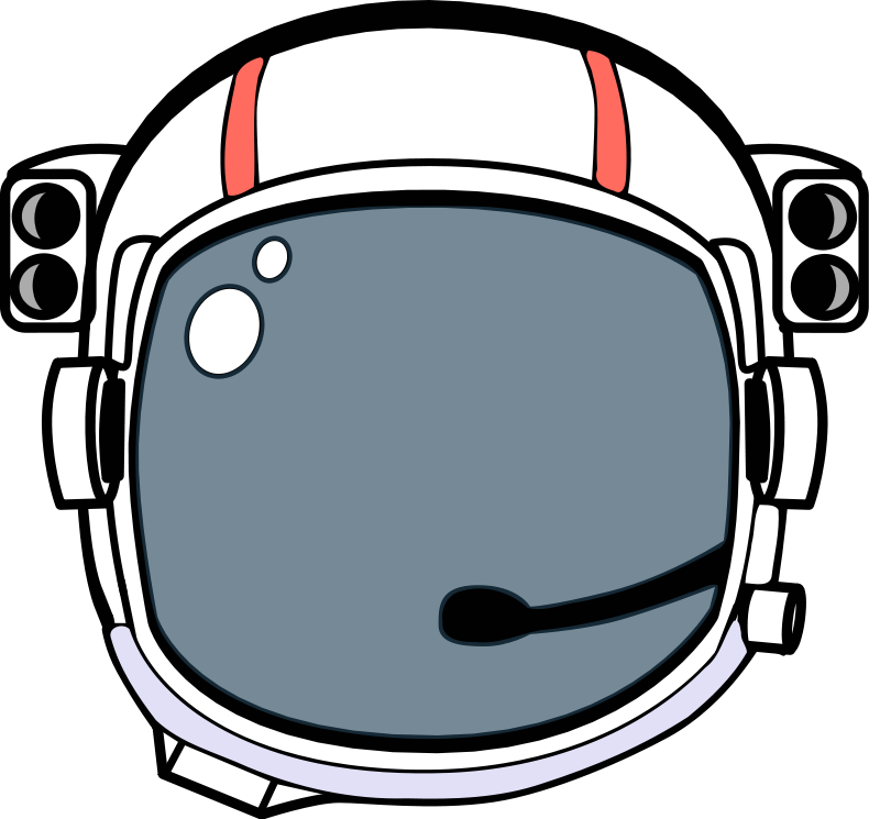 Astronaut helmet clip art