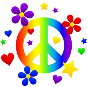 Peace sign clipart free