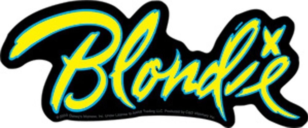 Blondie Band Logo Sticker