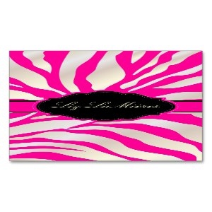 Pixdezines Sassy Zebra Pattern/diy Color/hot Pink