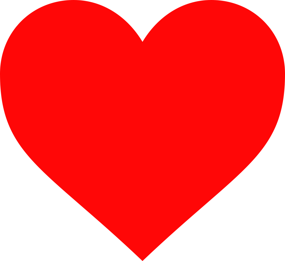 red-heart.png 1 000 Ã? 914 bildepunkter | We Heart It | heart