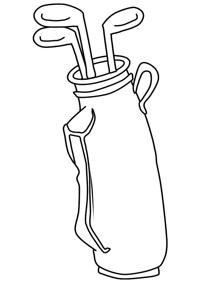 clipart golf clubs and bag - photo #45