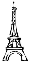 1,417 views Eiffel Tower Clipart