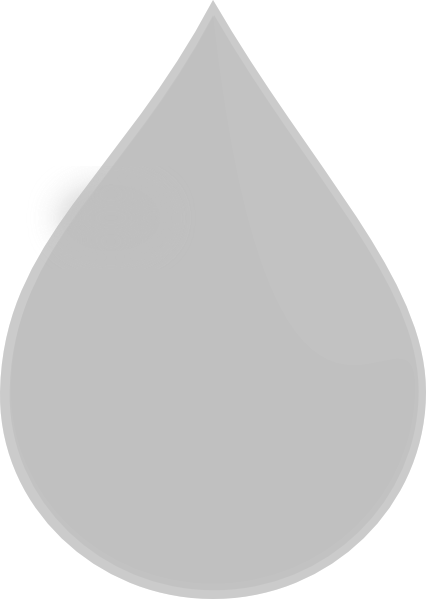Grey Water Drop clip art - vector clip art online, royalty free ...